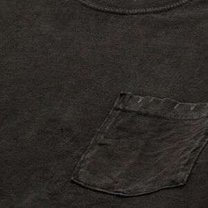 Pacsun Black washed T-Shirt with Pocket m